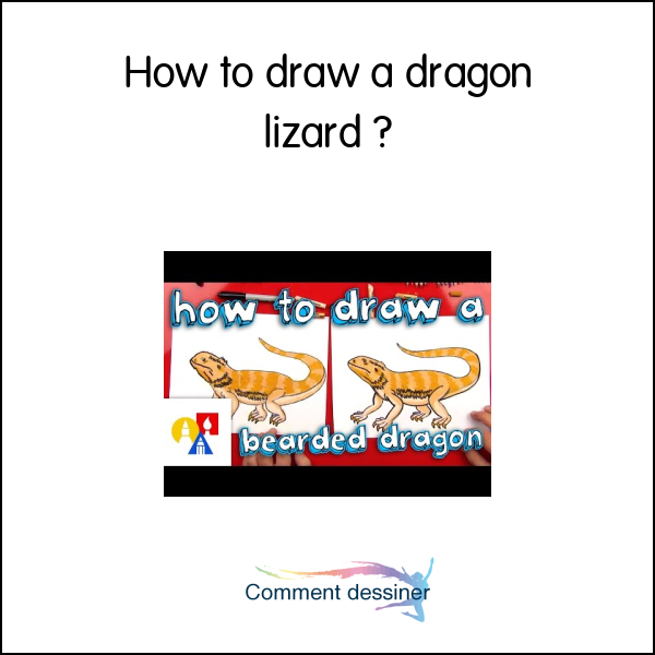 How to draw a dragon lizard